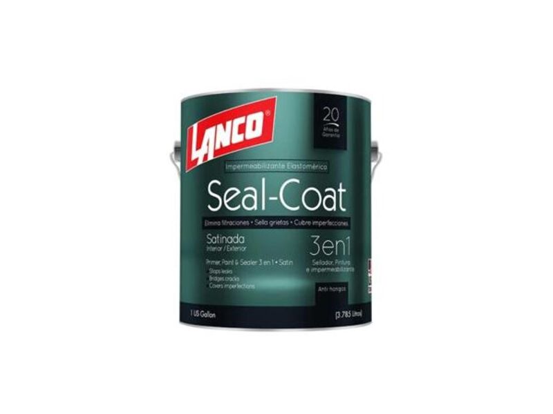 PINTURA ACRILICA SEAL COAT SATIN BLANCO LANCO
